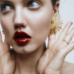 Sun radiant earrings A71